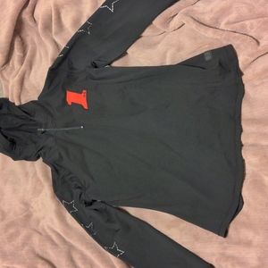 Harley Davidson Black H-D Performance L/S Knit Hoodie. Size Small. NWT